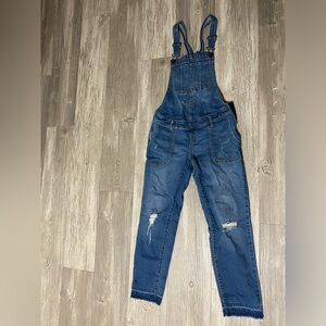Blue Jean Maternity Overalls